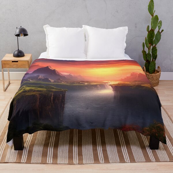 Item preview, Fantasy Landscape - Sunset Canyon designed and sold by Fantasy Masterpiece.