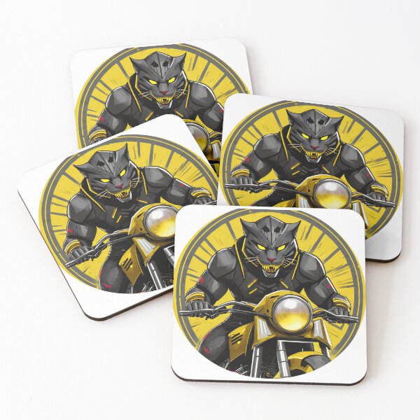 Item preview, Black Panther on a Motorcycle designed and sold by BADESIGNZZ.