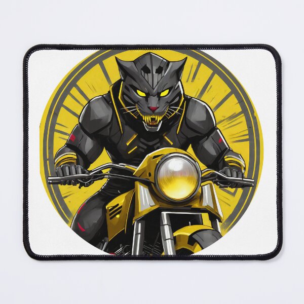 Item preview, Black Panther on a Motorcycle designed and sold by BADESIGNZZ.