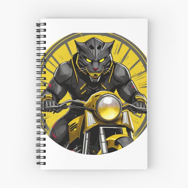 Item preview, Black Panther on a Motorcycle designed and sold by BADESIGNZZ.