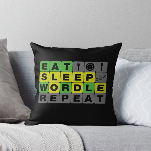 Item preview, Eat sleep wordle repeat designed and sold by Ouzgane.