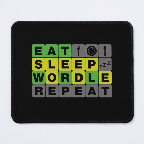 Item preview, Eat sleep wordle repeat designed and sold by Ouzgane.