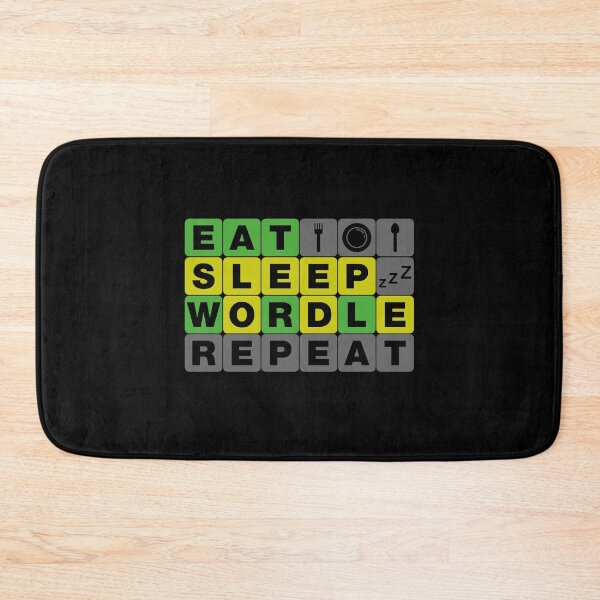 Item preview, Eat sleep wordle repeat designed and sold by Ouzgane.