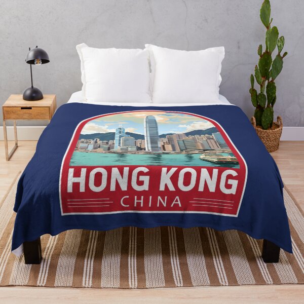 Item preview, Hong Kong China Travel Art Emblem designed and sold by KrisSidDesigns.