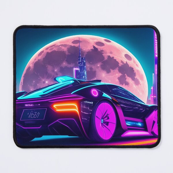 Item preview, Neon futuristic car designed and sold by MahmodArt.
