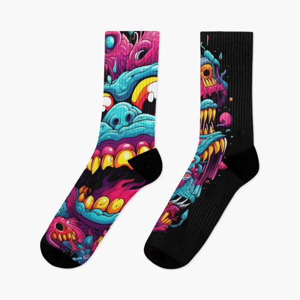 Item preview, Smile Bad Trip, Creature Designs, Acid Smile, Psychedelic Fashion, Acid Puppet, Trippy Styles, Funny Monster designed and sold by psytrancedesign.
