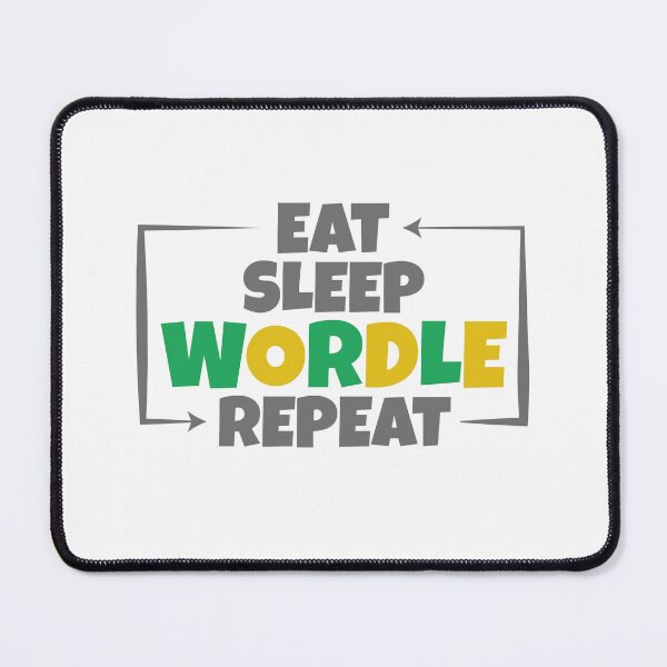 Item preview, Eat sleep wordle repeat designed and sold by Ouzgane.
