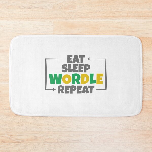 Item preview, Eat sleep wordle repeat designed and sold by Ouzgane.