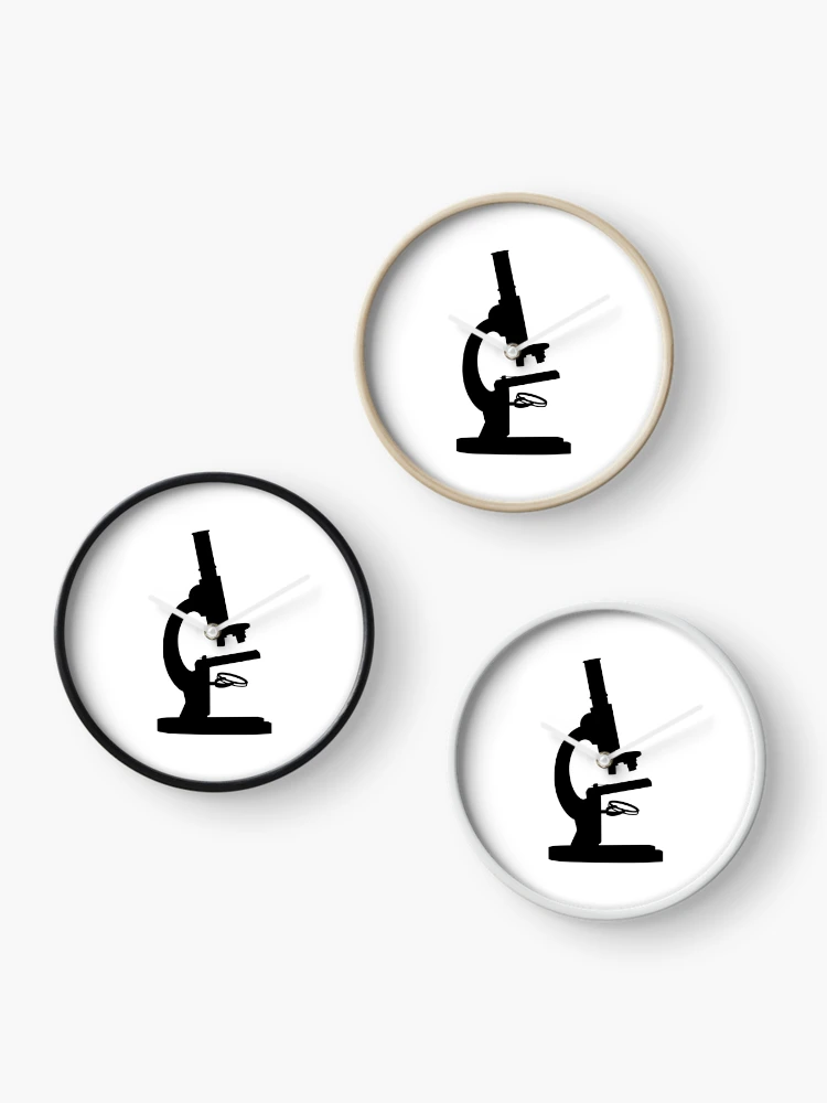 Thumbnail 3 of 4, Clock, Microscope designed and sold by ScienceCorner.