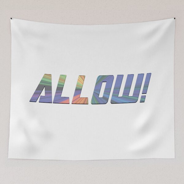 Item preview, ALLOW!  designed and sold by Born2Glow.