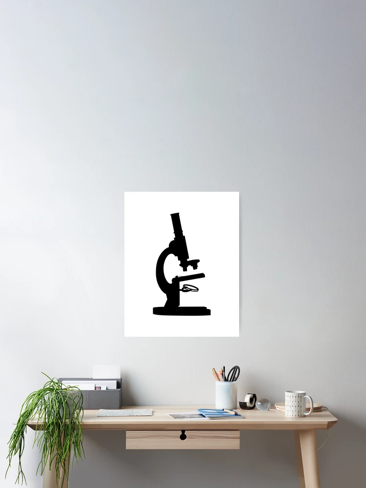 Thumbnail 2 of 3, Poster, Microscope designed and sold by ScienceCorner.