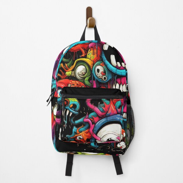 Artikelvorschau, Smile Bad Trip, Creature Designs, Acid Smile, Psychedelic Fashion, Acid Puppet, Trippy Styles, Funny Monster entworfen und verkauft von psytrancedesign.