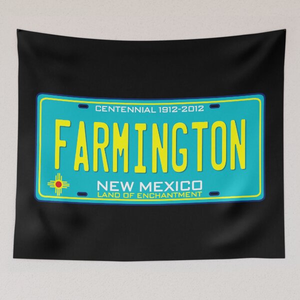 Item preview, Farmington New Mexico License Plate designed and sold by BahayProduction.