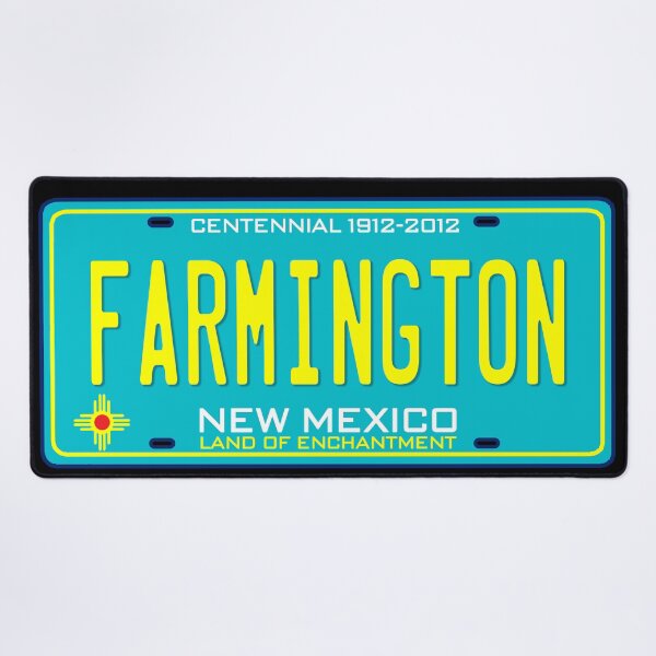 Item preview, Farmington New Mexico License Plate designed and sold by BahayProduction.