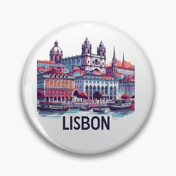 Item preview, LISBON Watercolor designed and sold by PaintMeWorld.
