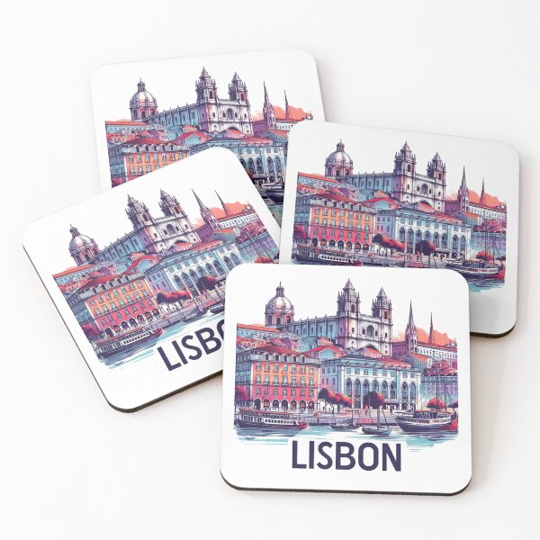 Item preview, LISBON Watercolor designed and sold by PaintMeWorld.