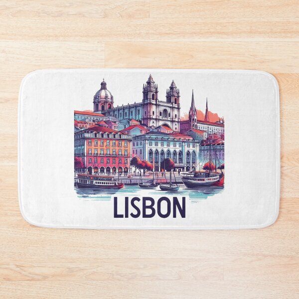 Item preview, LISBON Watercolor designed and sold by PaintMeWorld.