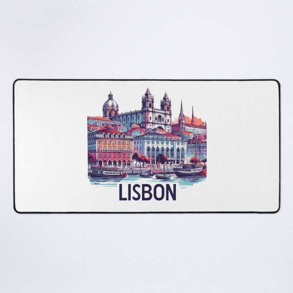 Item preview, LISBON Watercolor designed and sold by PaintMeWorld.