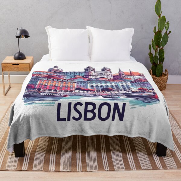 Item preview, LISBON Watercolor designed and sold by PaintMeWorld.