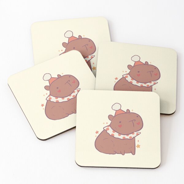 Item preview, Clown capybara  designed and sold by Mayarart.