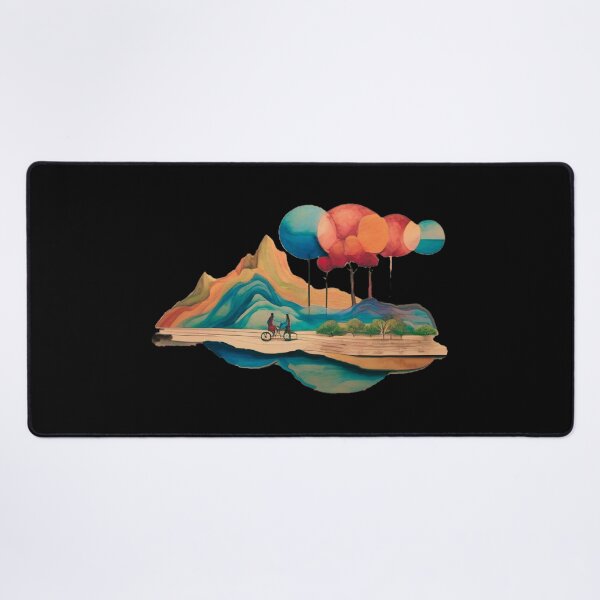 Item preview, Nature's Cycling Lovers Landscape Artwork designed and sold by TheGaliga.