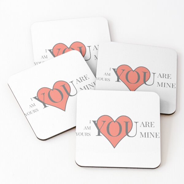 Item preview, I Am Yours, You Are Mine | Romantic Couple Love Quote designed and sold by FreeArtStyle.