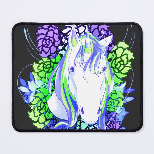 Item preview, Unicorn - Blue and Green version designed and sold by FeathersArts.