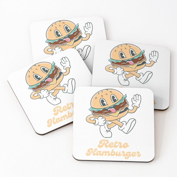 Item preview,  The retro hamburger brings to mind a nostalgic and classic culinary experience, evoking the charm of bygone eras designed and sold by Studio-wzory.