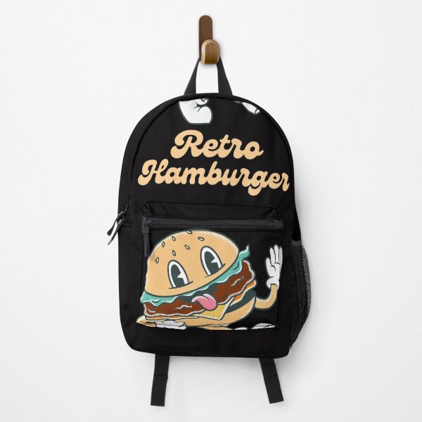 Item preview, The retro hamburger brings to mind a nostalgic and classic culinary experience, evoking the charm of bygone eras designed and sold by Studio-wzory.