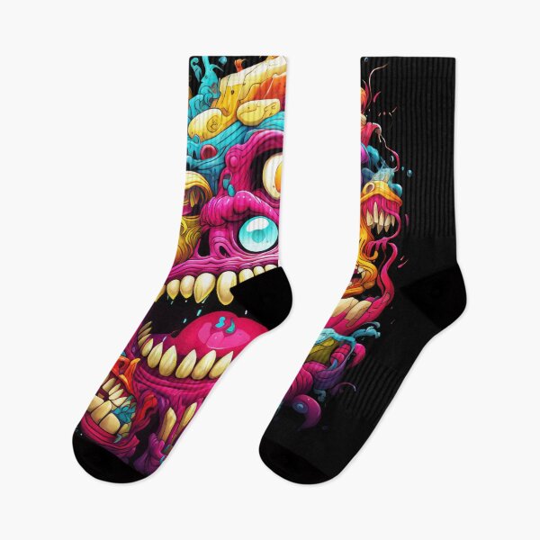 Item preview, Smile Bad Trip, Creature Designs, Acid Smile, Psychedelic Fashion, Acid Puppet, Trippy Styles, Funny Monster designed and sold by psytrancedesign.