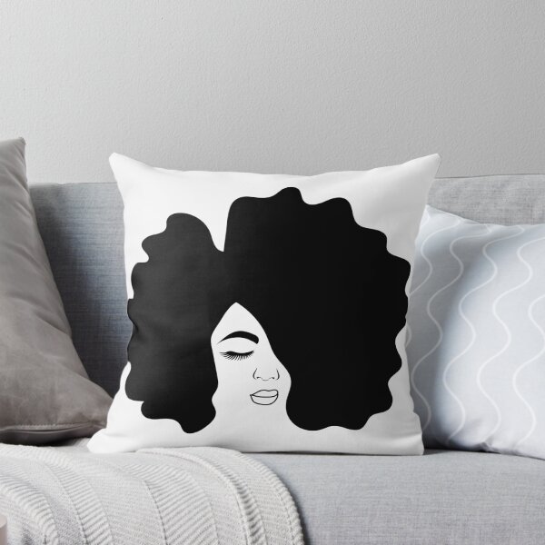 Item preview, Big Afro Drawing Black Woman With Natural Hair designed and sold by blackartmatters.