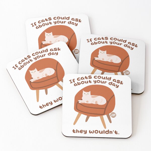 Item preview, CAT ASK ABOUT YOUR DAY designed and sold by TODD GOLDMAN.