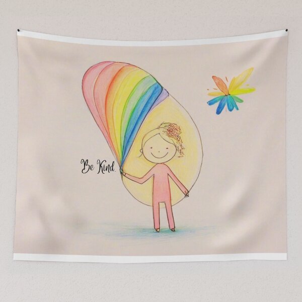 Item preview, "Be Kind," I'm a Rainbow Kid. designed and sold by Frame of Mind .