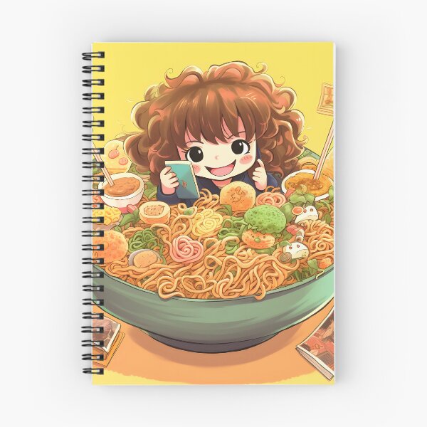 Item preview, Japanese Anime Girls and Ramen Noodles in Retro Style designed and sold by Shirtastically.
