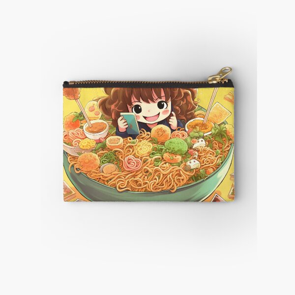 Item preview, Japanese Anime Girls and Ramen Noodles in Retro Style designed and sold by Shirtastically.