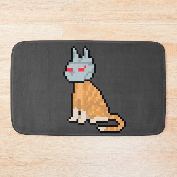 Item preview, robo-cat pixel art designed and sold by ifrico.