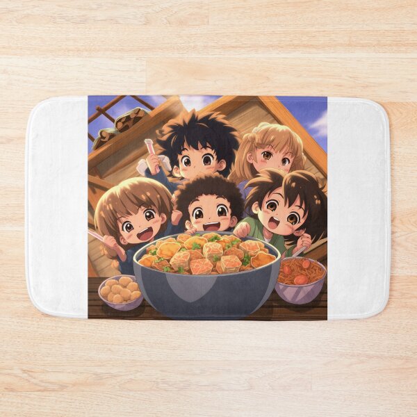 Item preview, Anime Girls and Ramen Noodles in Retro Style designed and sold by Shirtastically.
