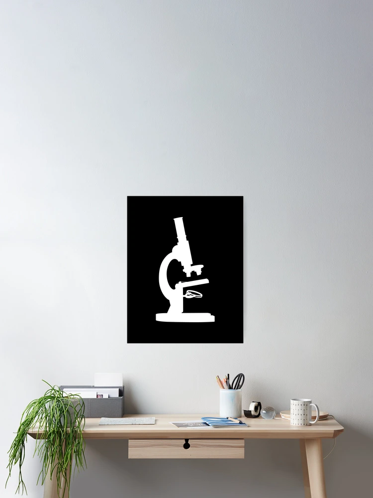 Thumbnail 2 of 3, Poster, Microscope designed and sold by ScienceCorner.