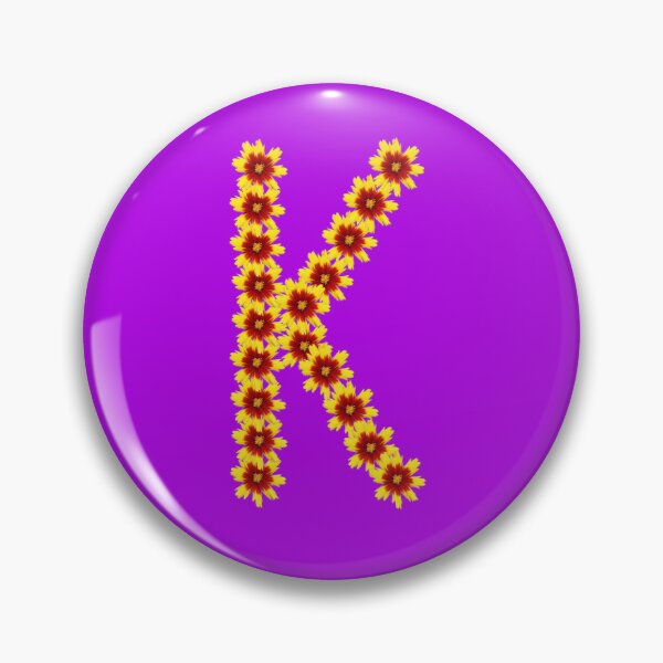 Item preview, Flower Letter K designed and sold by mlogic.