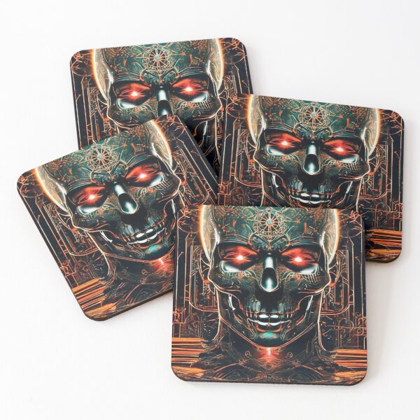 Item preview, Demon Skull Tattoo  designed and sold by MatrixTattoo.