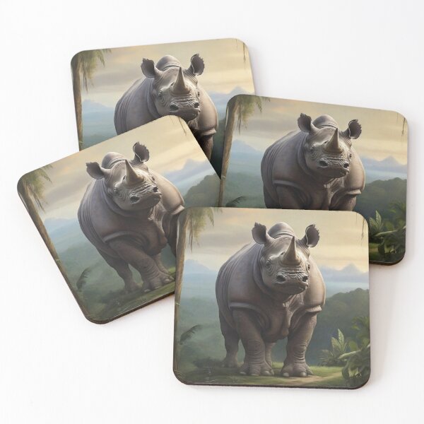 Item preview, Cute big rhinoceros designed and sold by Promarkets.
