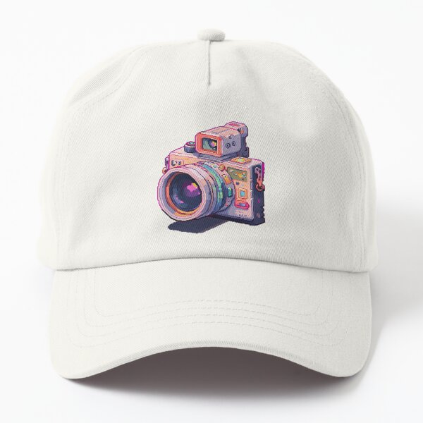 Aperçu de l'œuvre Appareil photo analogique de couleur pastel - Pixel art créée et vendue par octoboobs.
