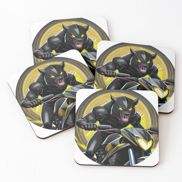Item preview, Fierce Cat of Prey on a Motorcycle designed and sold by BADESIGNZZ.