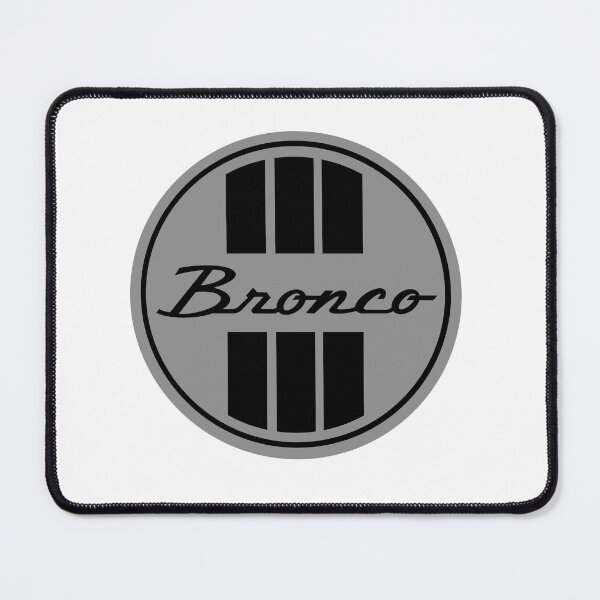 Item preview, Vintage Bronco Logo (Black and Grey) designed and sold by MaseRiley99.