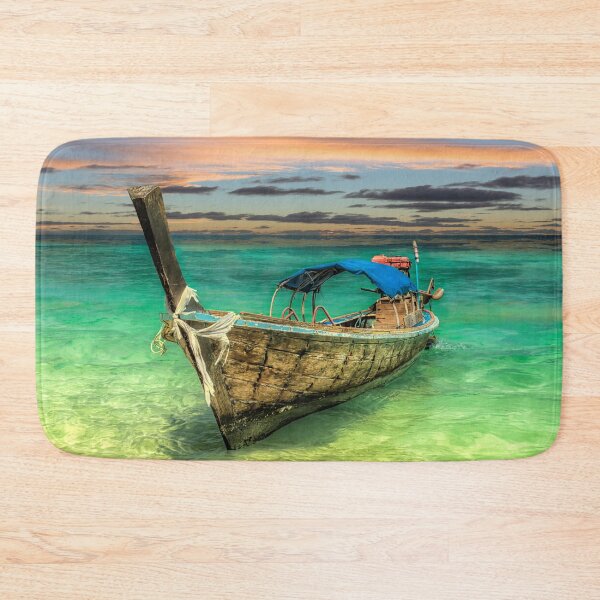Item preview, Long-Tail Boat Sunset Thailand designed and sold by AJEvans.