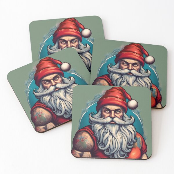 Item preview, Muscular santa vintage style designed and sold by joephotostudio.