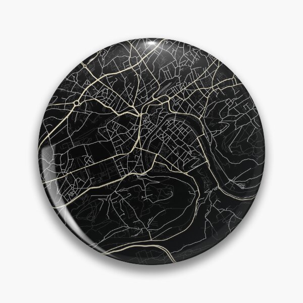 Item preview, Map of Besançon Black and white designed and sold by Jerhus.