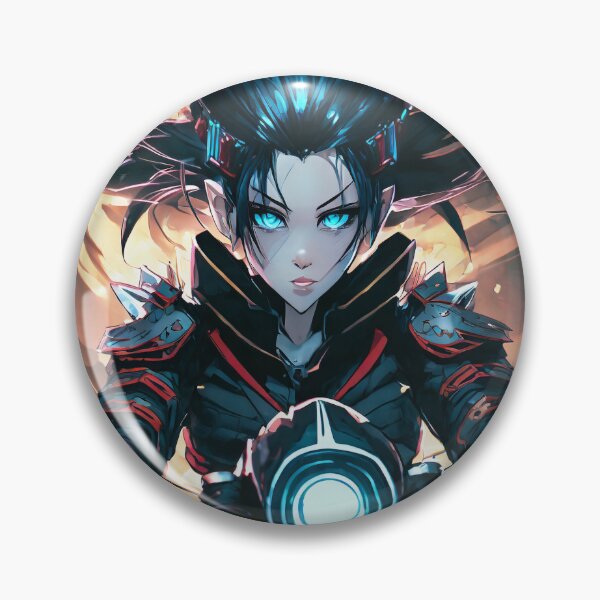 Item preview, Blue-Eyed Samurai Biker Girl designed and sold by BADESIGNZZ.