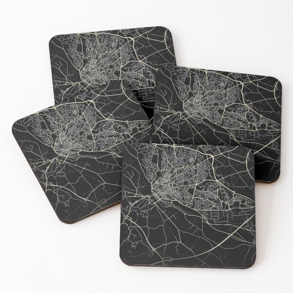 Item preview, Map of Béziers Black and white designed and sold by Jerhus.