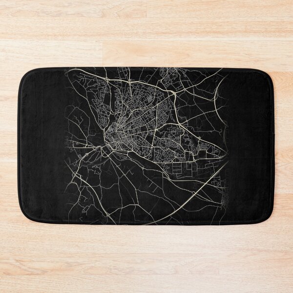 Item preview, Map of Béziers Black and white designed and sold by Jerhus.